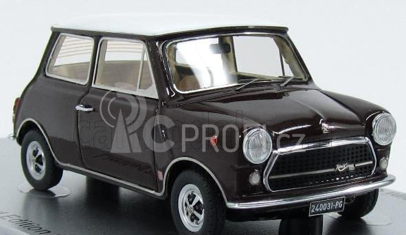 Kess-model Innocenti Mini Cooper Export 1.3 1973 1:43 Castoro Hnědá Bílá
