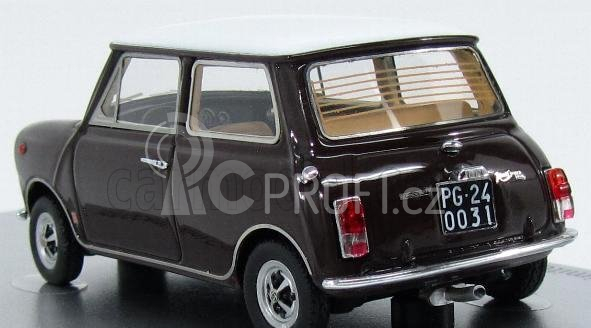 Kess-model Innocenti Mini Cooper Export 1.3 1973 1:43 Castoro Hnědá Bílá