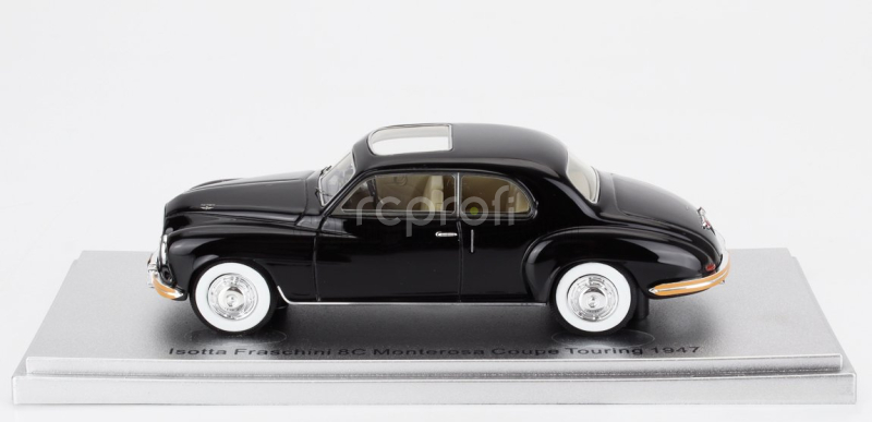 Kess-model Isotta fraschini 8c Monterosa Coupe Touring Open Roof 1947 1:43 Black