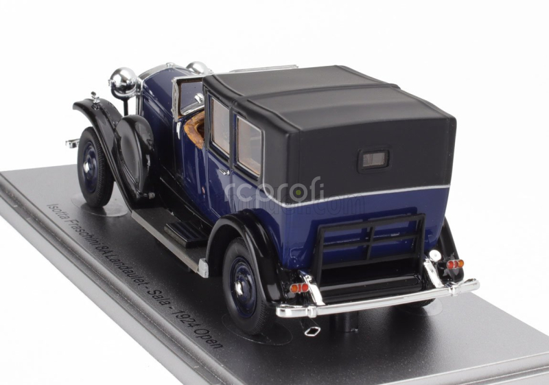 Kess-model Isotta fraschini Tipo 8a Landaulet Sala Semiconvertible Open 1924 1:43 Modrá Černá