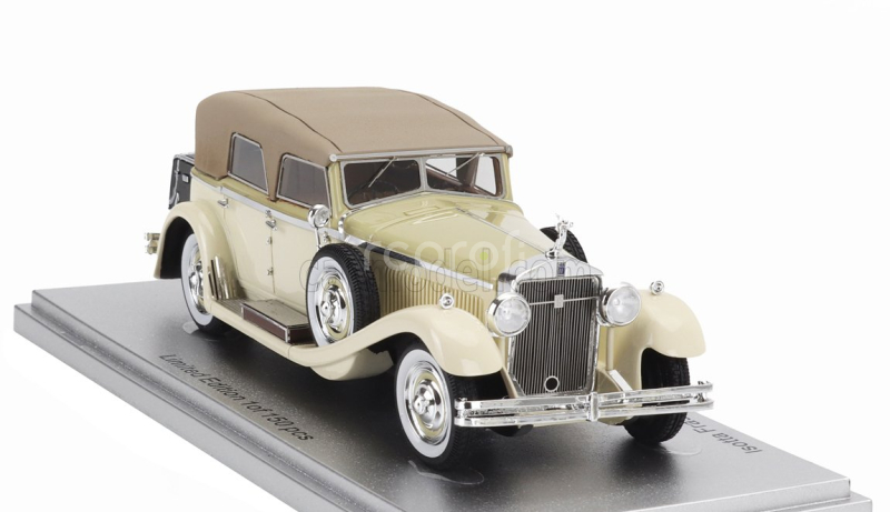 Kess-model Isotta fraschini Tipo 8a Ss Castagna Ch.1651 Cabriolet Closed 1930 1:43 2 Odstíny Béžové