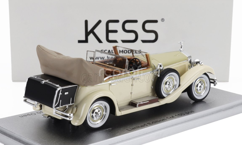 Kess-model Isotta fraschini Tipo 8a Ss Castagna Ch.1651 Cabriolet Open 1930 1:43 Beige