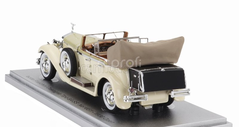 Kess-model Isotta fraschini Tipo 8a Ss Castagna Ch.1651 Cabriolet Open 1930 1:43 Beige