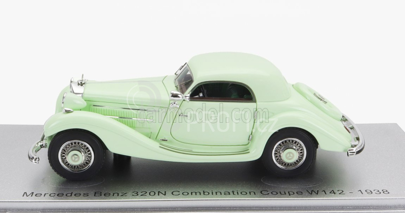 Kess-model Mercedes benz 320n (w142) Combination Coupe 1938 1:43 Velmi Světle Zelená