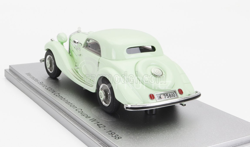 Kess-model Mercedes benz 320n (w142) Combination Coupe 1938 1:43 Velmi Světle Zelená