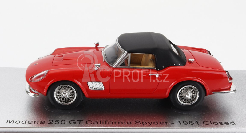 Kess-model Modena 250gt California Spider Closed 1961 1:43 Červená Černá