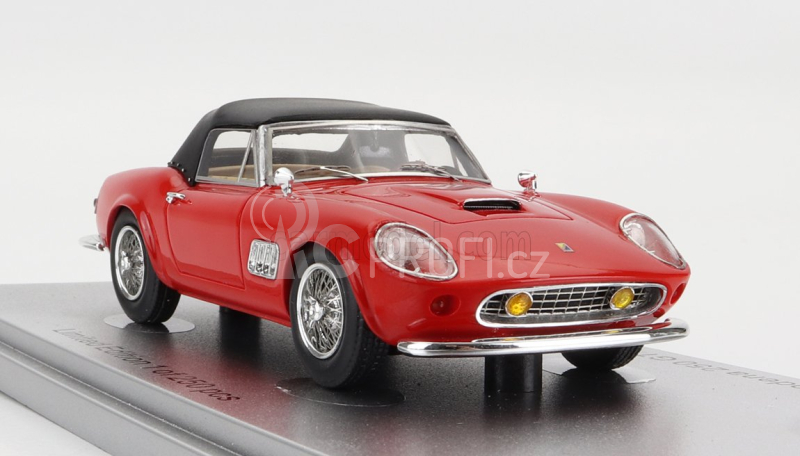 Kess-model Modena 250gt California Spider Closed 1961 1:43 Červená Černá