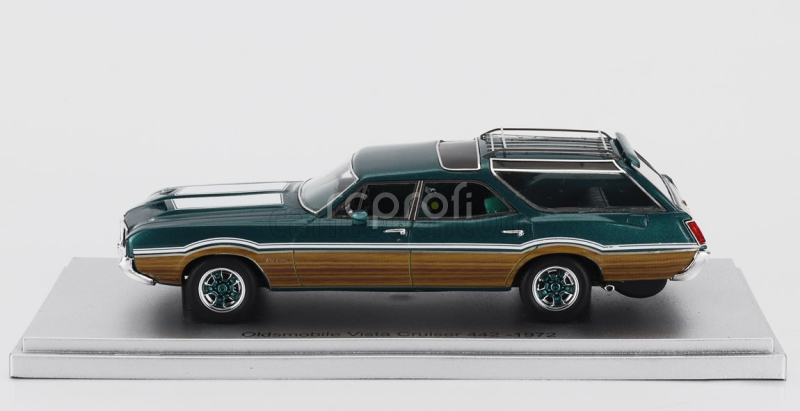 Kess-model Oldsmobile Vista Cruiser 442 Sw Station Wagon 1972 1:43 Zelená S Bílým Dřevem