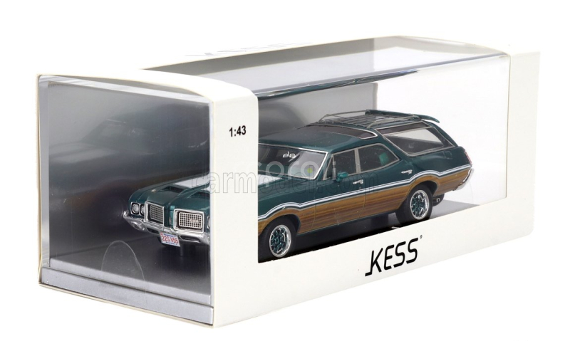 Kess-model Oldsmobile Vista Cruiser 442 Sw Station Wagon 1972 1:43 Zelená S Bílým Dřevem