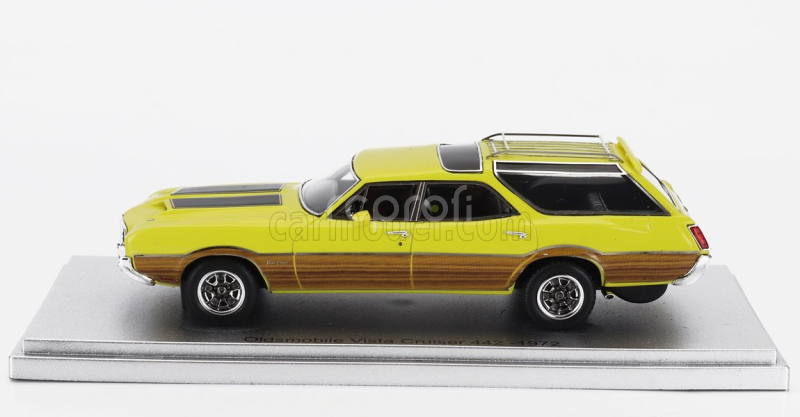 Kess-model Oldsmobile Vista Cruiser 442 Sw Station Wagon 1972 1:43 Žluté Černé Dřevo
