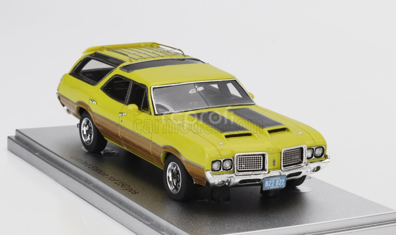 Kess-model Oldsmobile Vista Cruiser 442 Sw Station Wagon 1972 1:43 Žluté Černé Dřevo