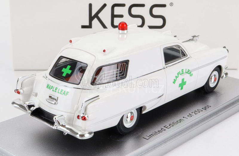 Kess-model Packard Henney Jr Ambulance 1954 1:43 Bílá
