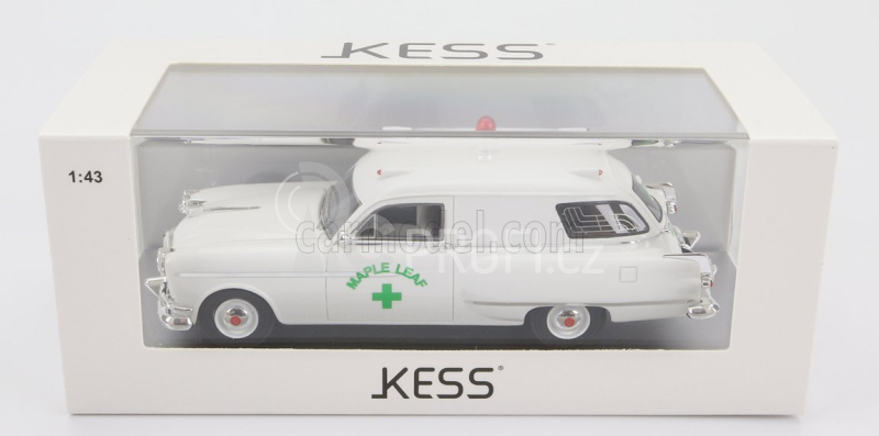 Kess-model Packard Henney Jr Ambulance 1954 1:43 Bílá