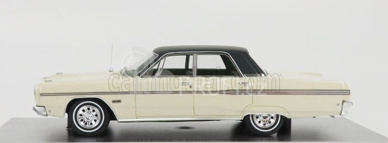 Kess-model Plymouth Fury 4-door Sedan 1968 1:43 Ivory Green