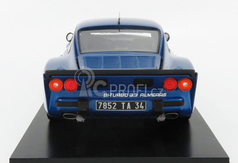 Kess-model Porsche 911 930 Biturbo 3.3 Almeras 1993 1:18 Blue Met