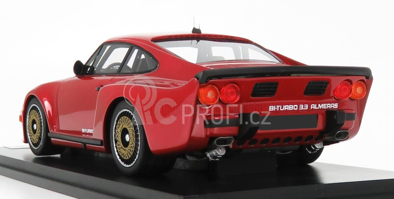 Kess-model Porsche 911 930 Biturbo 3.3 Almeras 1993 1:18 Red