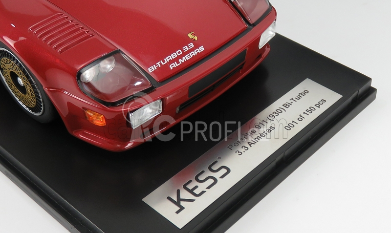 Kess-model Porsche 911 930 Biturbo 3.3 Almeras 1993 1:18 Red