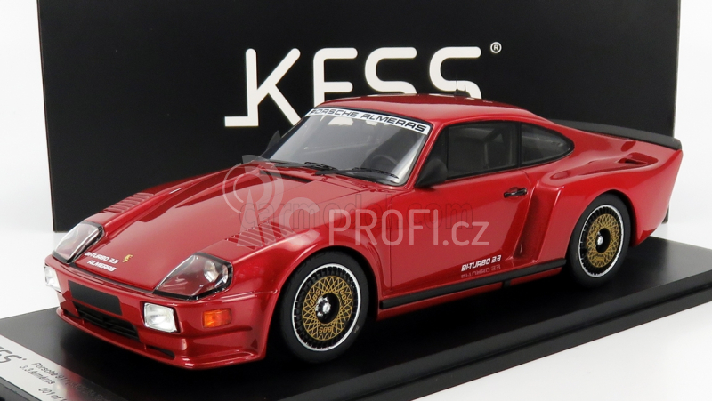 Kess-model Porsche 911 930 Biturbo 3.3 Almeras 1993 1:18 Red