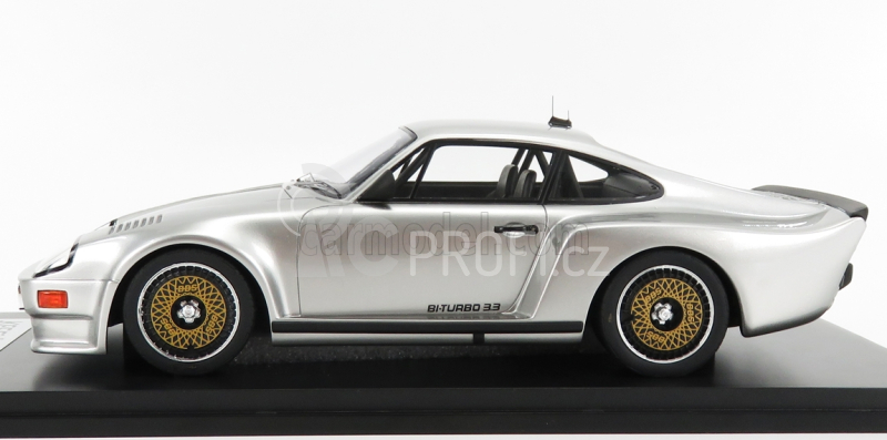 Kess-model Porsche 911 930 Biturbo 3.3 Almeras 1993 1:18 Silver