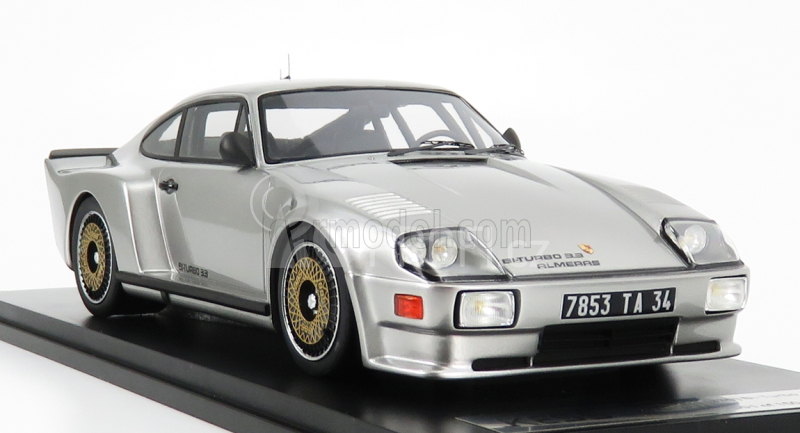 Kess-model Porsche 911 930 Biturbo 3.3 Almeras 1993 1:18 Silver