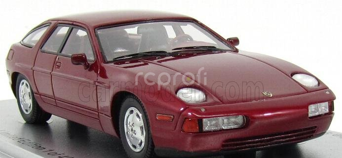 Kess-model Porsche 928 Custom Factory 4-door Sedan 1986 1:43 Red Met