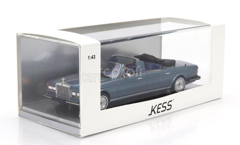 Kess-model Rolls royce Silver Spur Landaulette Semicovertible Open 1987 1:43 Modrá Met Černá