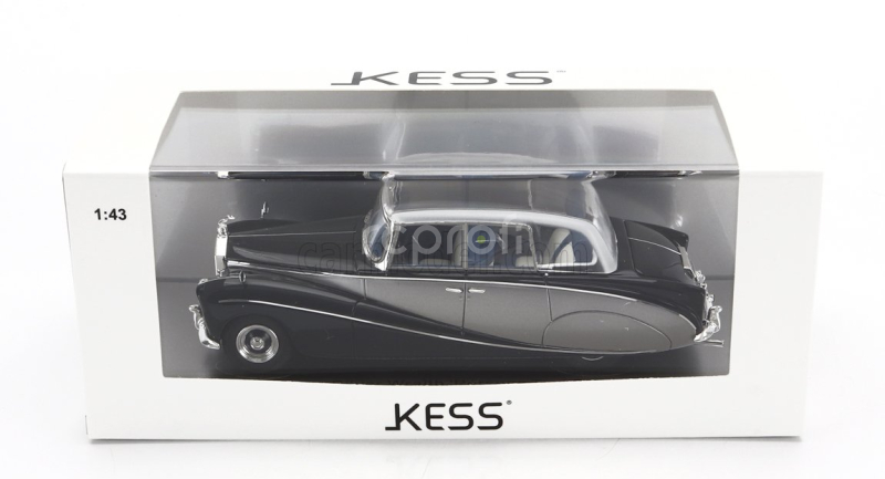 Kess-model Rolls royce Silver Wraith Perspex Top Saloon 1956 - Ex Nubar Gulbenkian 1:43 Modrá Stříbrná