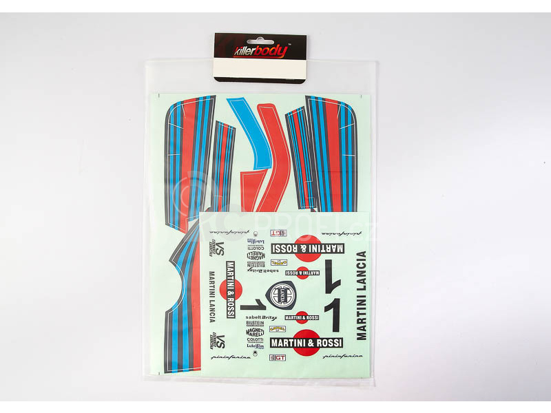 Killerbody samolepky: Lancia Beta Montecarlo 1:10