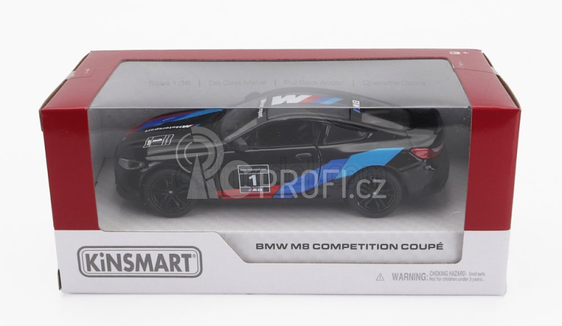 Kinsmart BMW 8-series M8 Competition Coupe (f92) 2020 1:32 Black