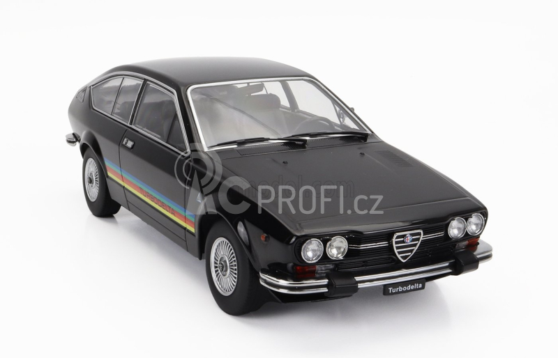 Kk-scale Alfa romeo Alfetta 2000 Gtv Turbodelta 1979 1:18 2 Tóny Černé