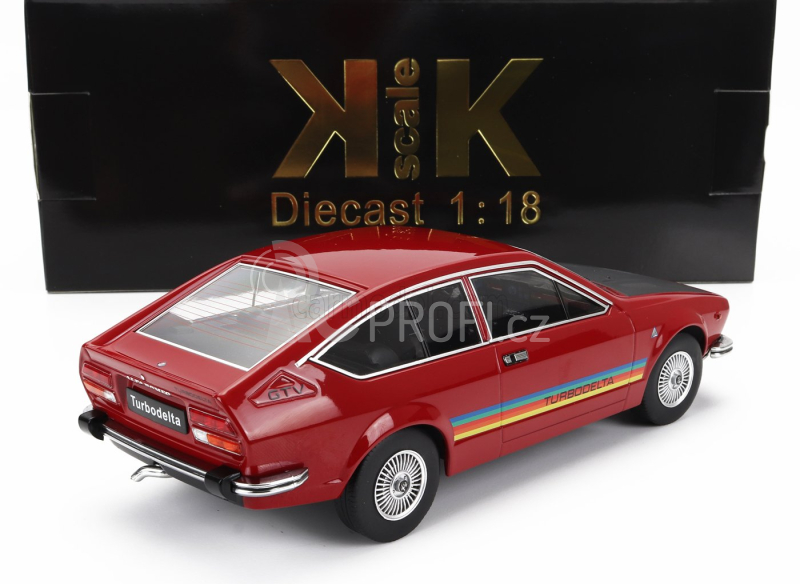 Kk-scale Alfa romeo Alfetta 2000 Gtv Turbodelta 1979 1:18 Červená Černá