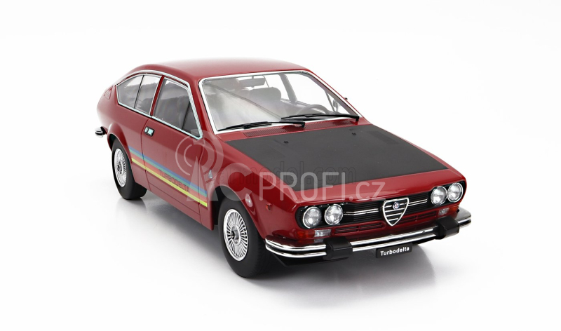 Kk-scale Alfa romeo Alfetta 2000 Gtv Turbodelta 1979 1:18 Červená Černá