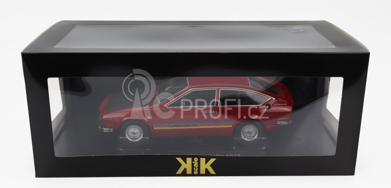 Kk-scale Alfa romeo Alfetta 2000 Gtv Turbodelta 1979 1:18 Červená Černá