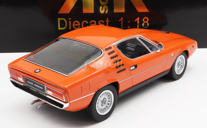 Kk-scale Alfa romeo Montreal 1970 - Black Interior 1:18 Orange