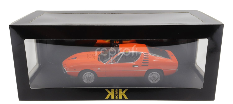 Kk-scale Alfa romeo Montreal 1970 - Black Interior 1:18 Orange