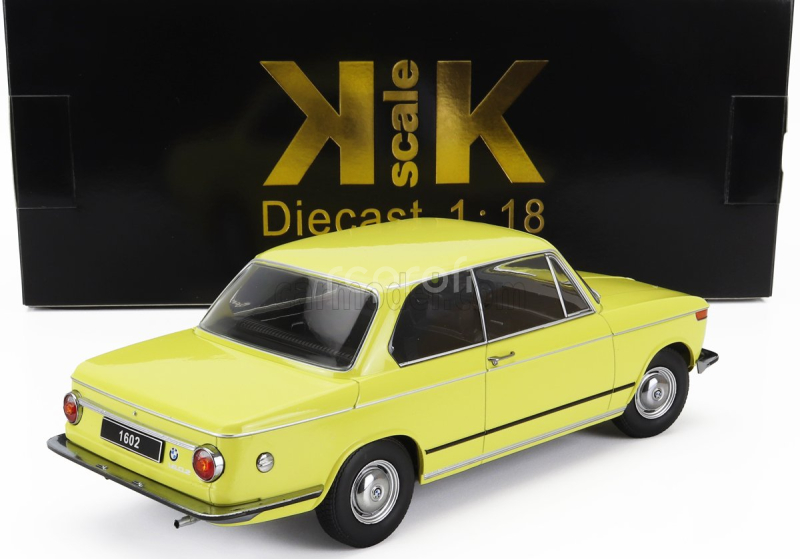 Kk-scale BMW 1602 1-series 1971 1:18 Žlutá