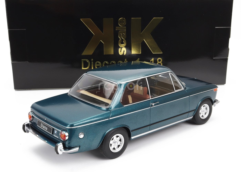 Kk-scale BMW 2002ti Diana 1970 1:18 Blue Met