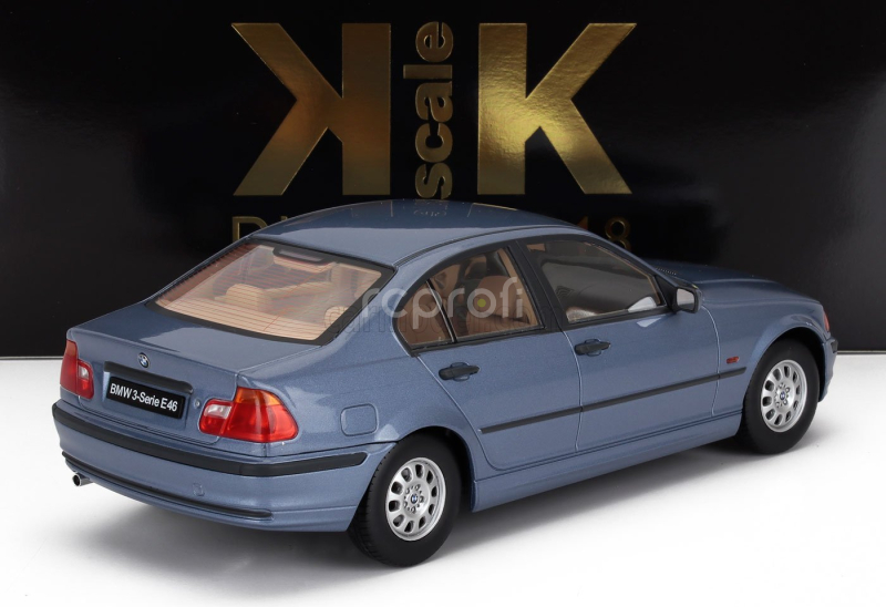 Kk-scale BMW 3-series (e46) 1999 1:18 Světle Modrá Met