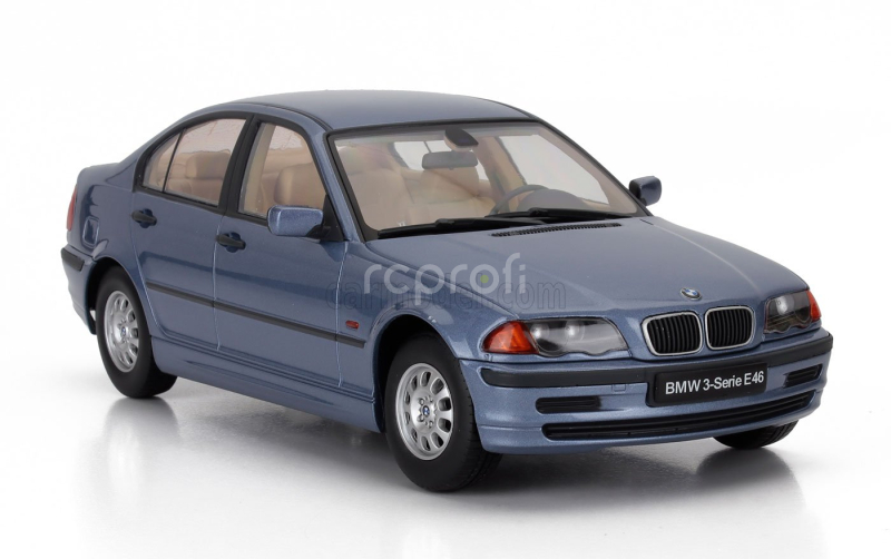 Kk-scale BMW 3-series (e46) 1999 1:18 Světle Modrá Met