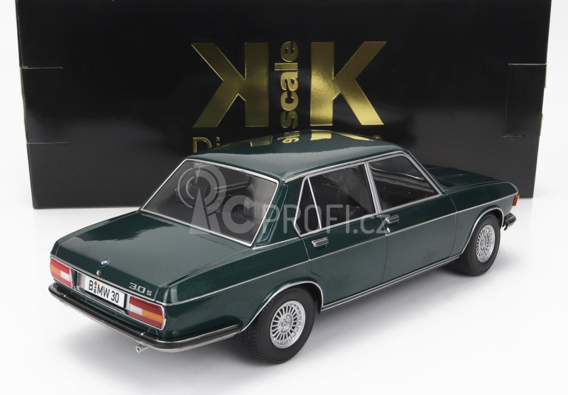 Kk-scale BMW 3.0s E3 Mkii 1971 1:18 Tmavě Zelená