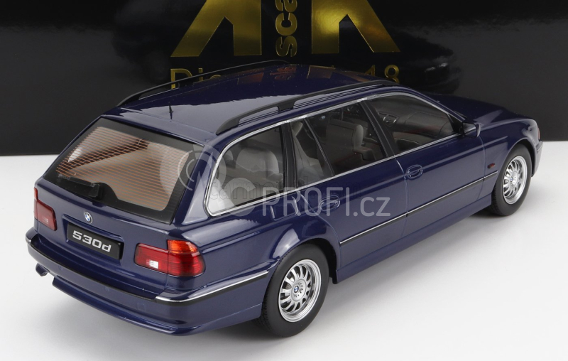Kk-scale BMW 5-series 530d (e39) Touring Sw Station Wagon 1997 1:18 Blue Met