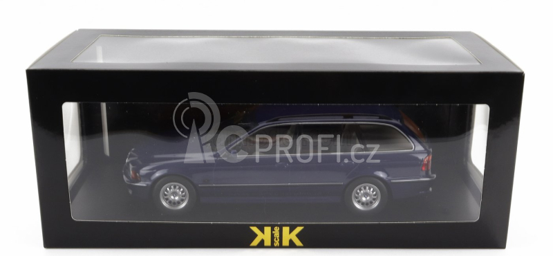 Kk-scale BMW 5-series 530d (e39) Touring Sw Station Wagon 1997 1:18 Blue Met