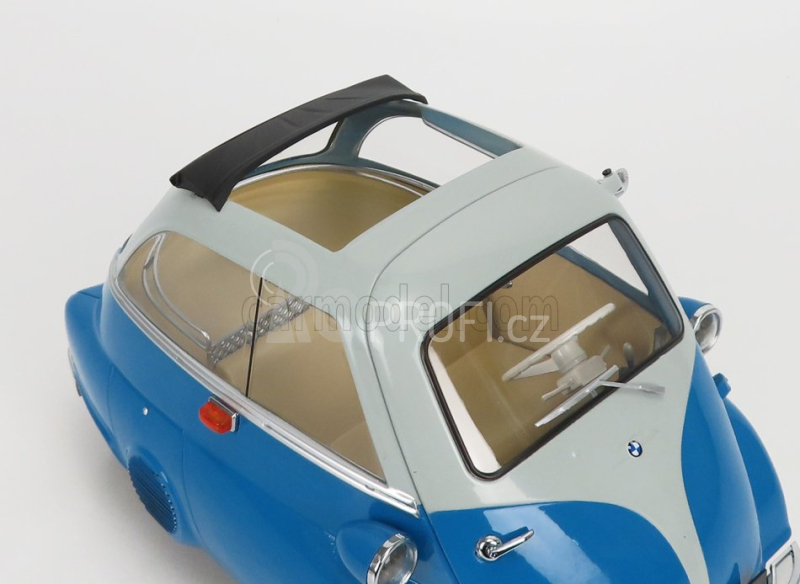 Kk-scale BMW Isetta 1959 1:12 Modrá Světle Modrá