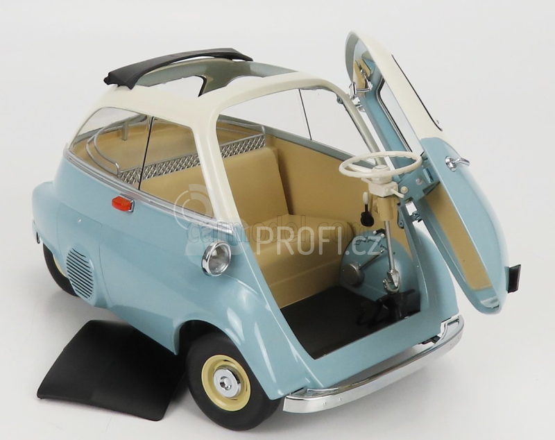 Kk-scale BMW Isetta 1959 1:12 Světle Modrá Bílá