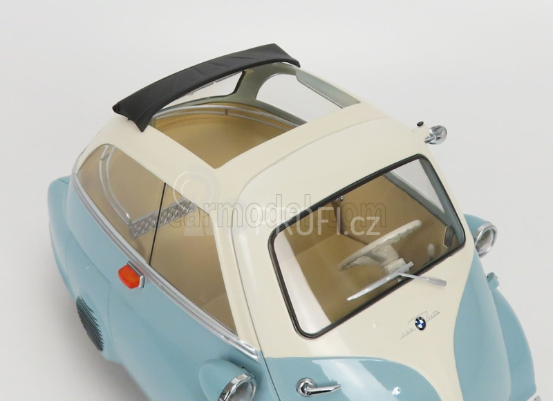 Kk-scale BMW Isetta 1959 1:12 Světle Modrá Bílá