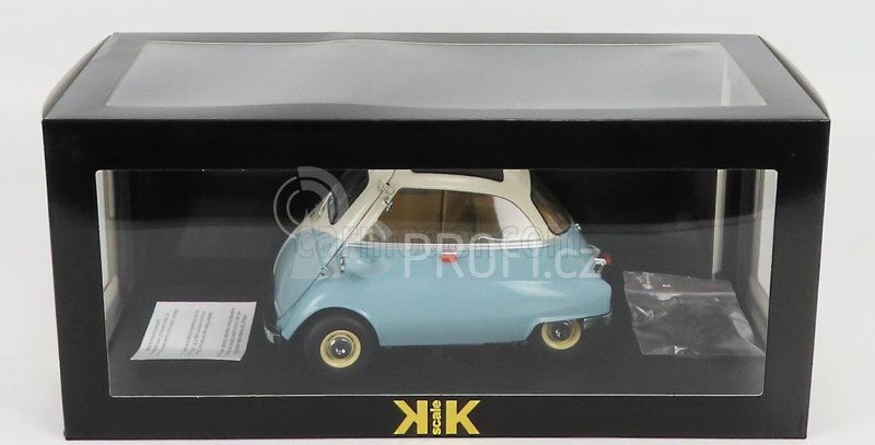 Kk-scale BMW Isetta 1959 1:12 Světle Modrá Bílá