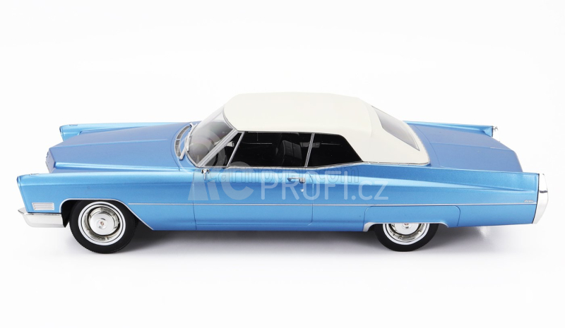 Kk-scale Cadillac De Ville Cabriolet Soft-top 1967 1:18 Blue Met