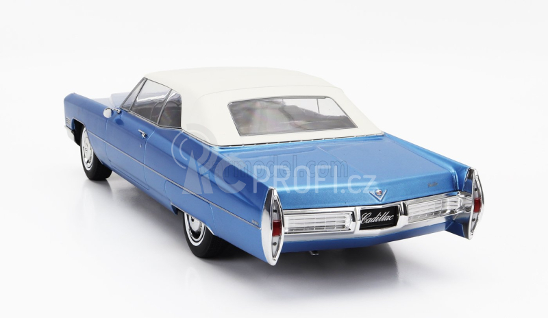 Kk-scale Cadillac De Ville Cabriolet Soft-top 1967 1:18 Blue Met