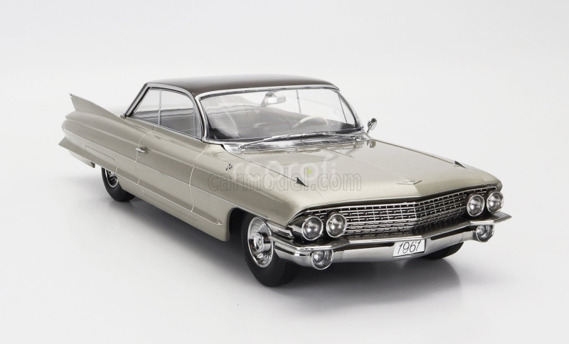 Kk-scale Cadillac Series 62 Coupe Deville 1961 1:18 Béžově Hnědá