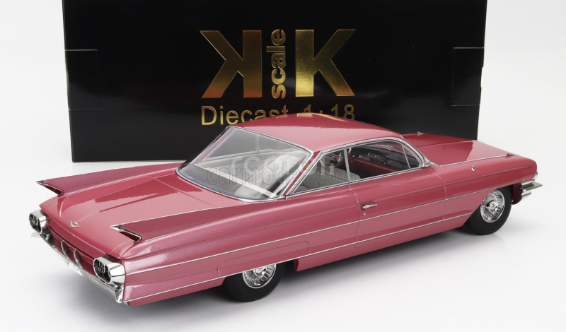 Kk-scale Cadillac Series 62 Coupe Deville 1961 1:18 Pink